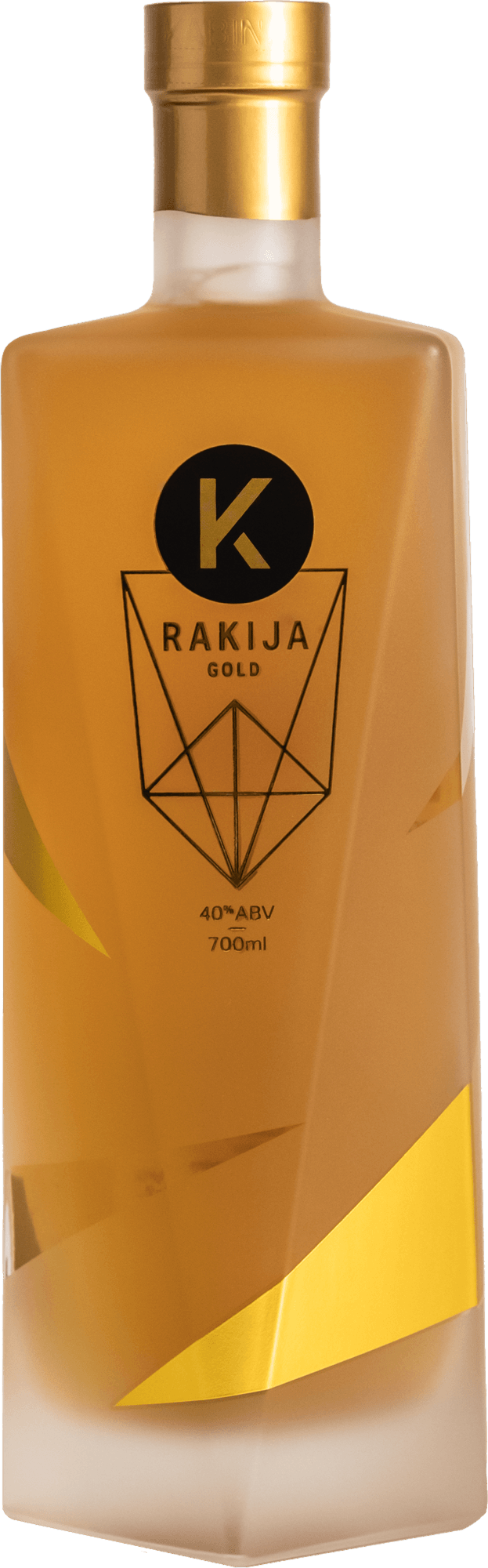 Gold Rakija bottle